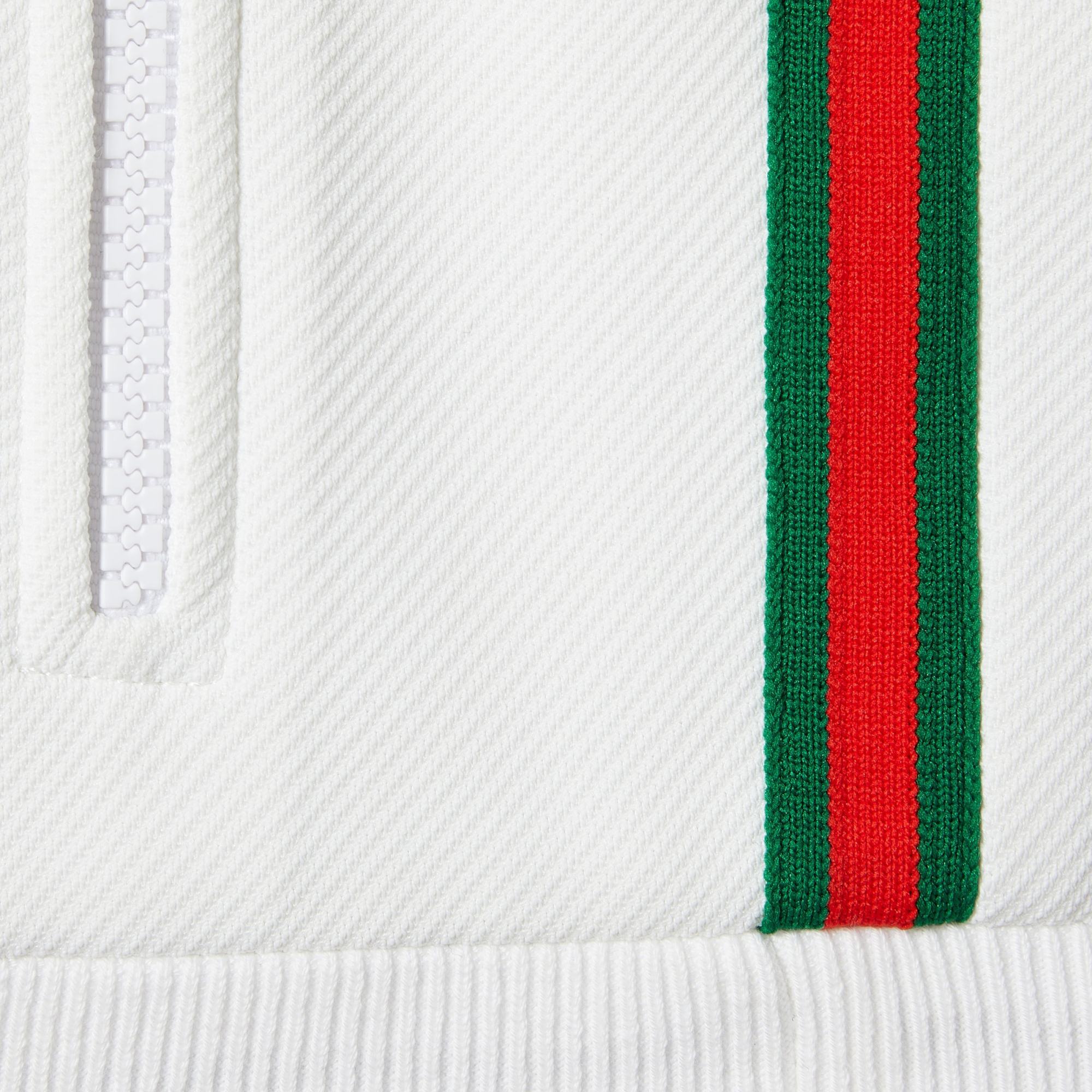 Gucci Jersey Drill Jacket With Web In White