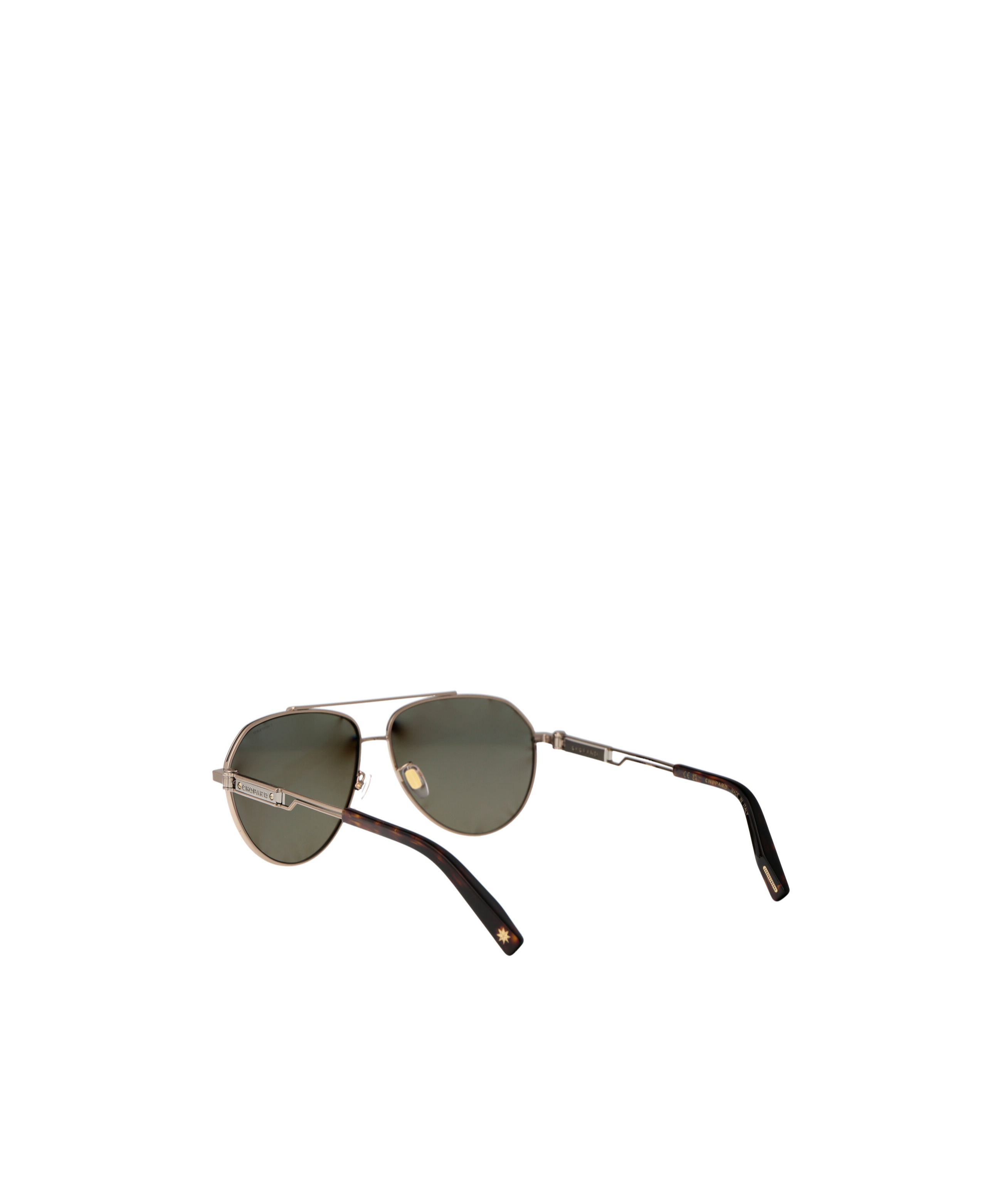 CHOPARD LOGO-PLAQUE PILOT-FRAME SUNGLASSES 