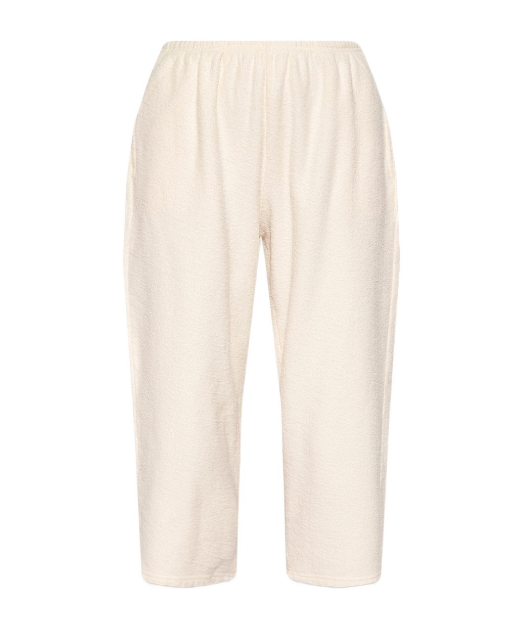 American Vintage Elastic Waist Casual Pants In White