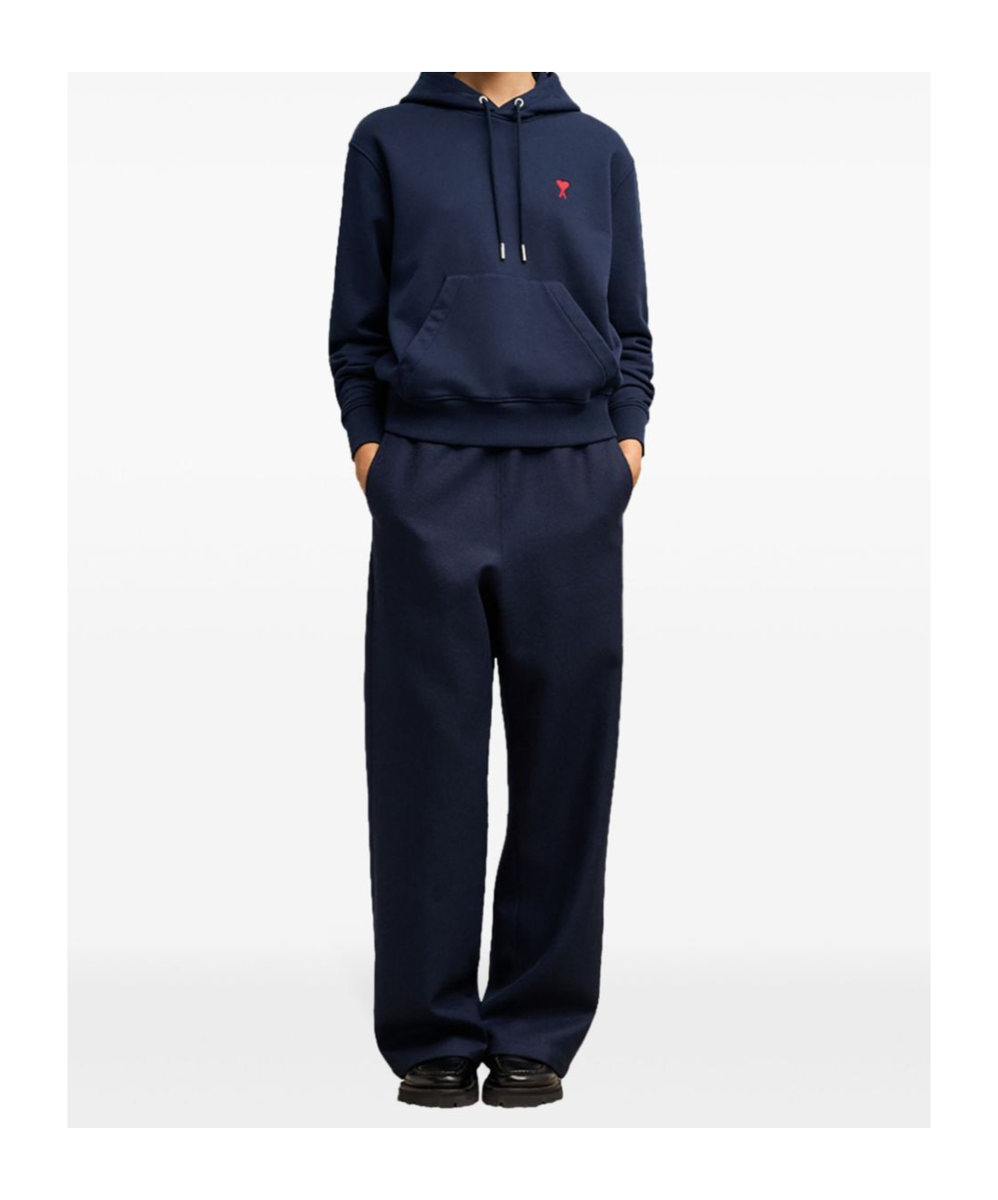 Ami Alexandre Mattiussi Long-sleeved Sweater In Black