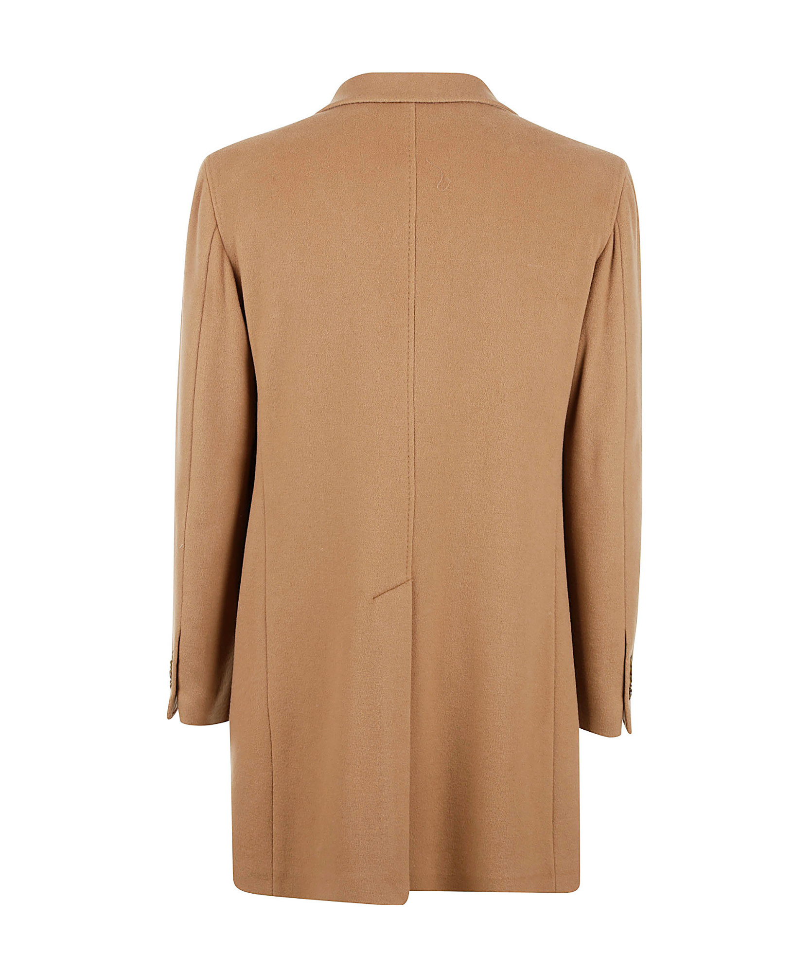 Tagliatore Long-sleeved Coat In Nude