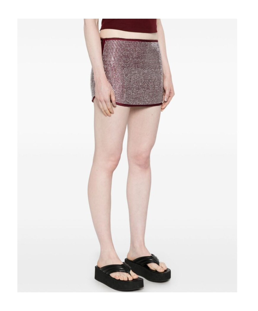 Shop Oseree Elastic Waist Skirt In Multicolor