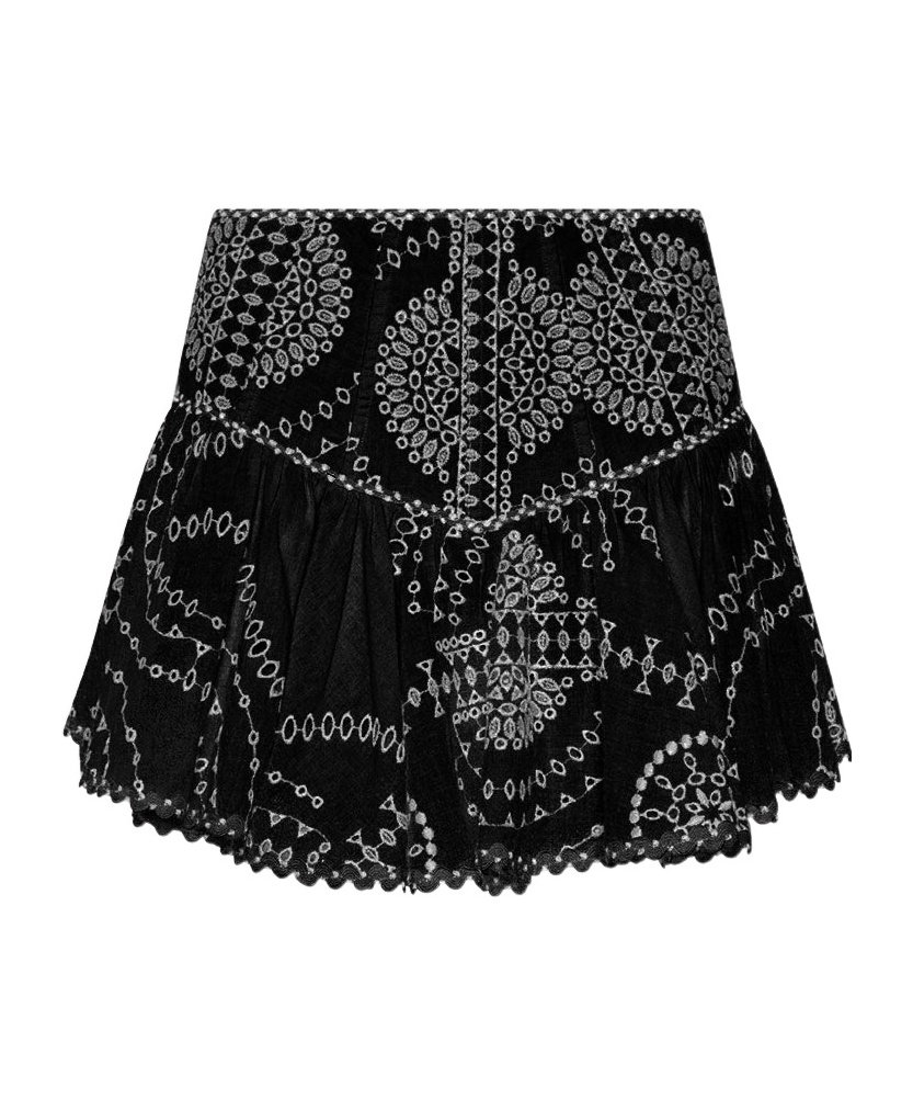 Charo Ruiz Marli Short Skirt In Black