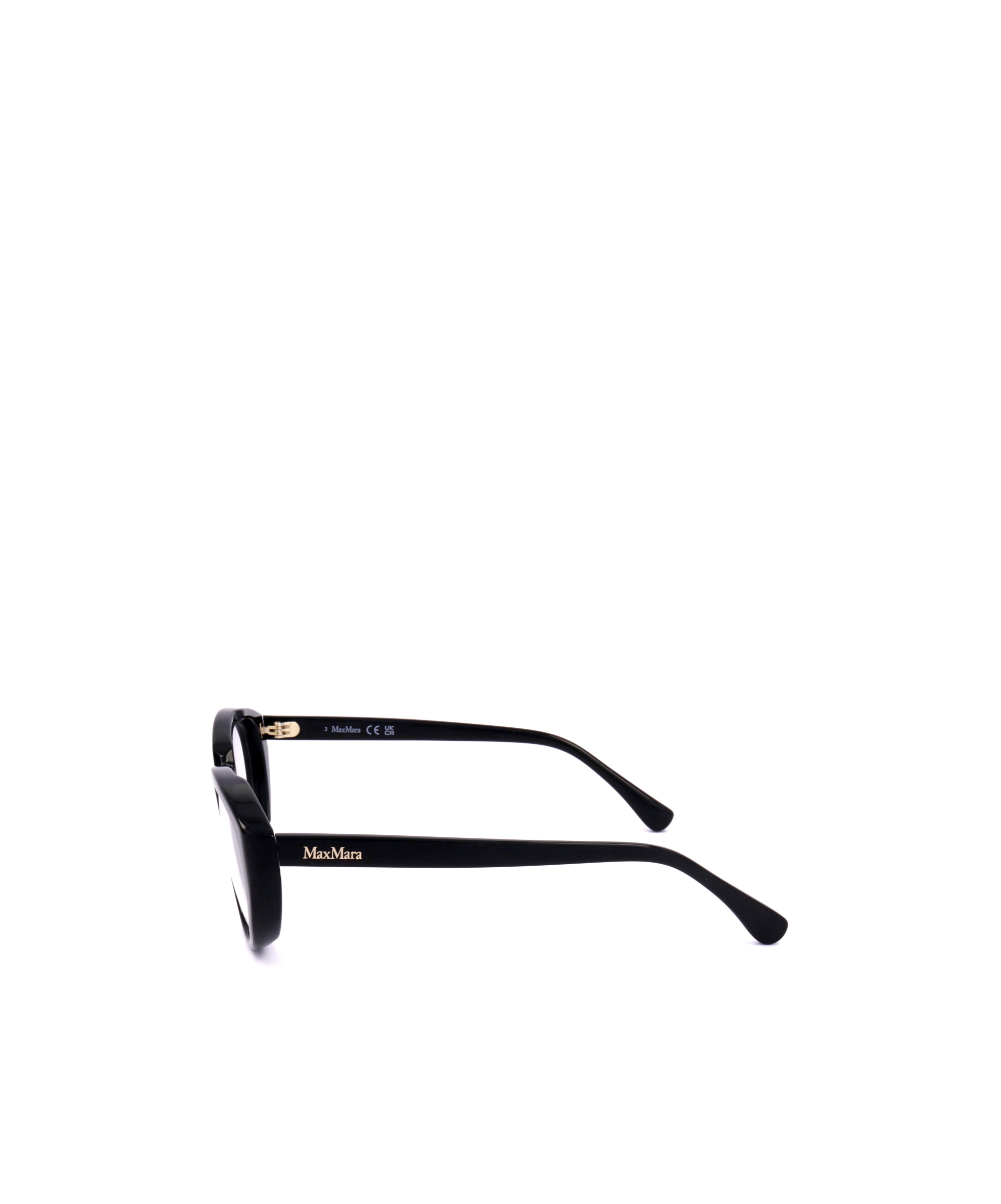 Max Mara Cat-eye Frame Glasses In Black