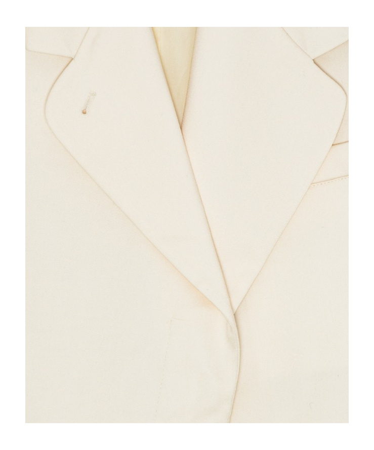 Remain Birger Christensen Notched-lapel Blazer In White