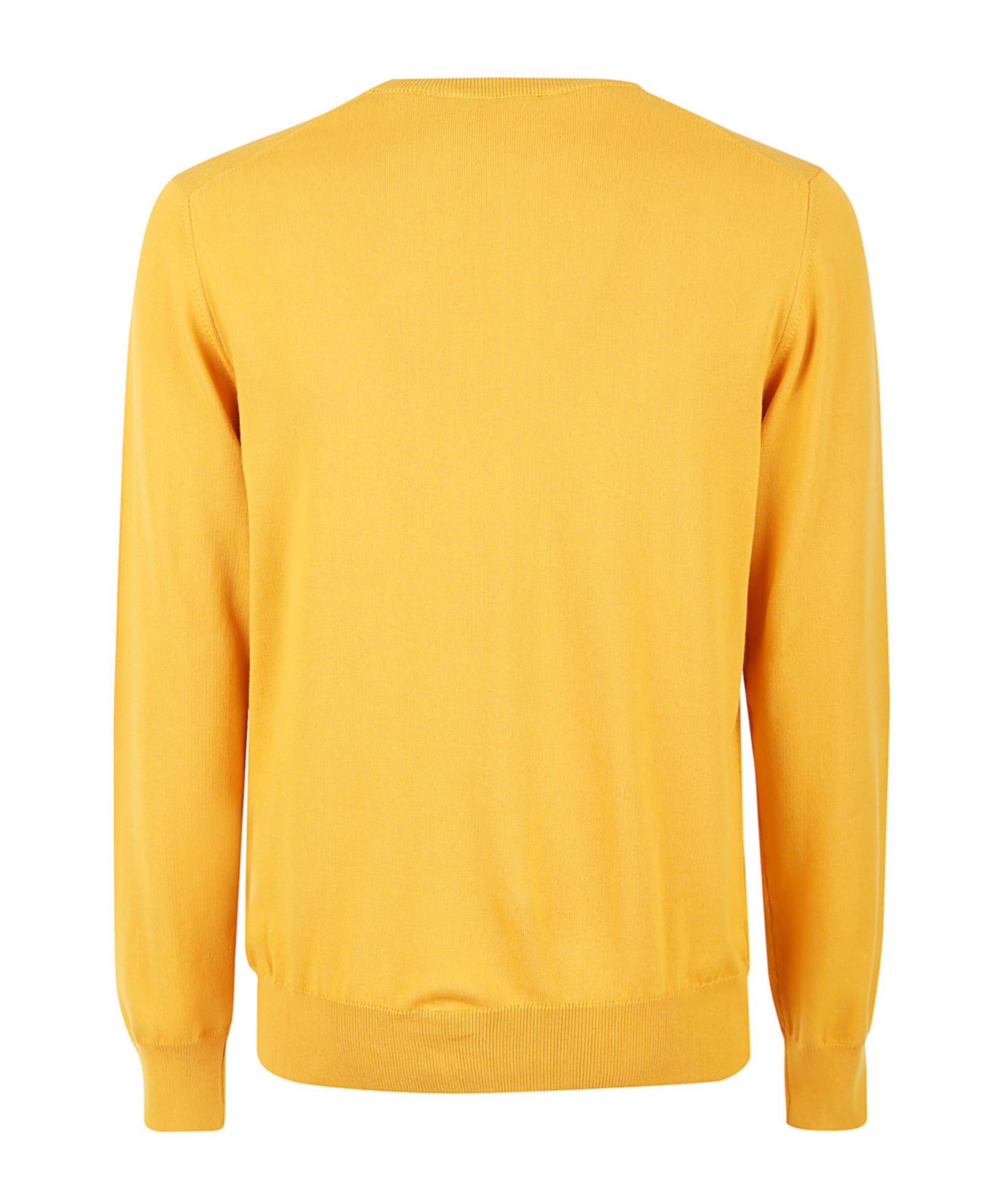 K-way Crew Neck Long Sleeve Sweater In Yellow