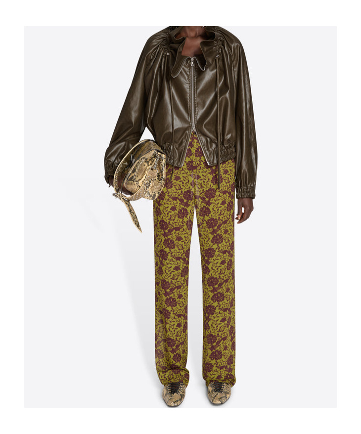 Dries Van Noten Low Waist Casual Pants