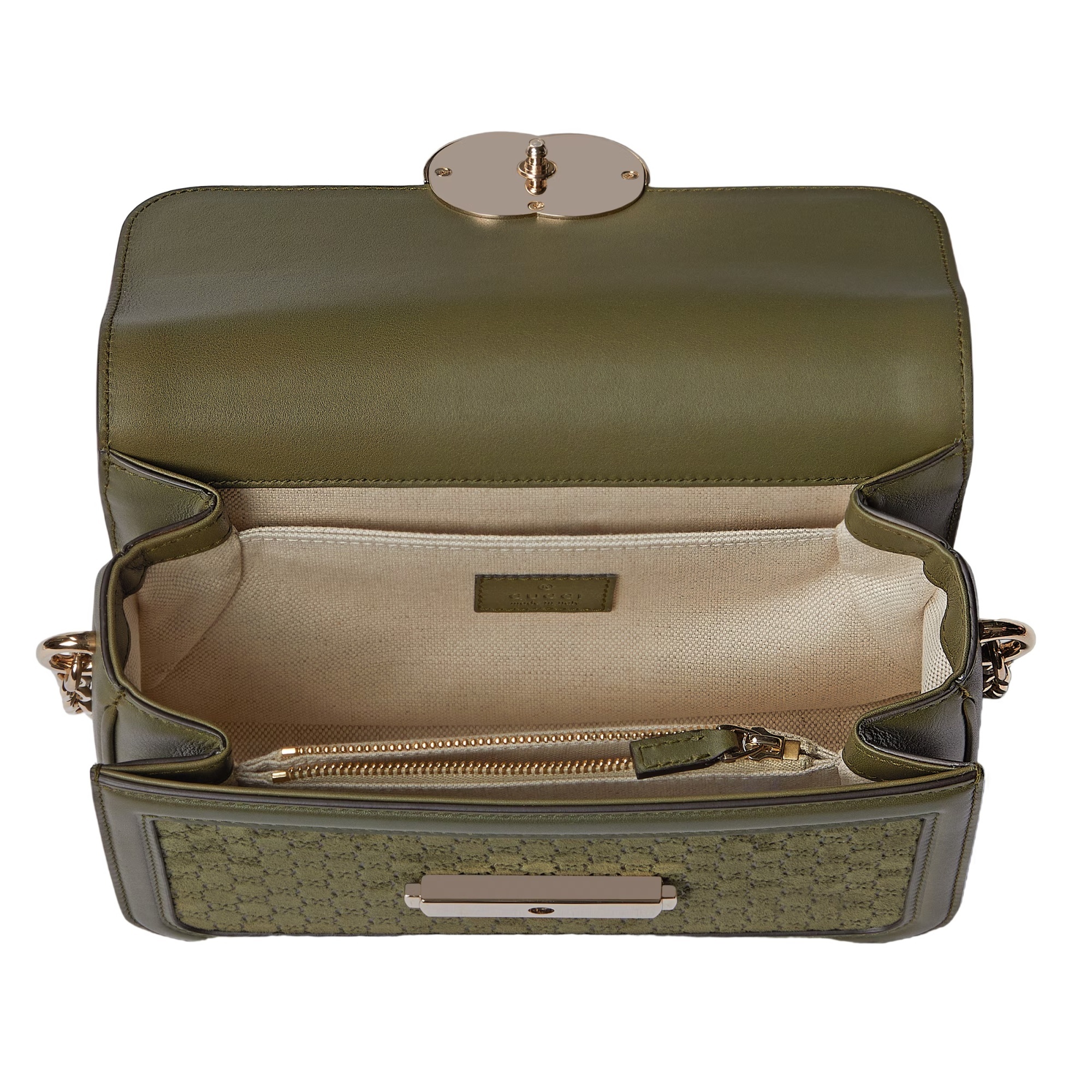 Gucci Go Small Shoulder Bag In Green