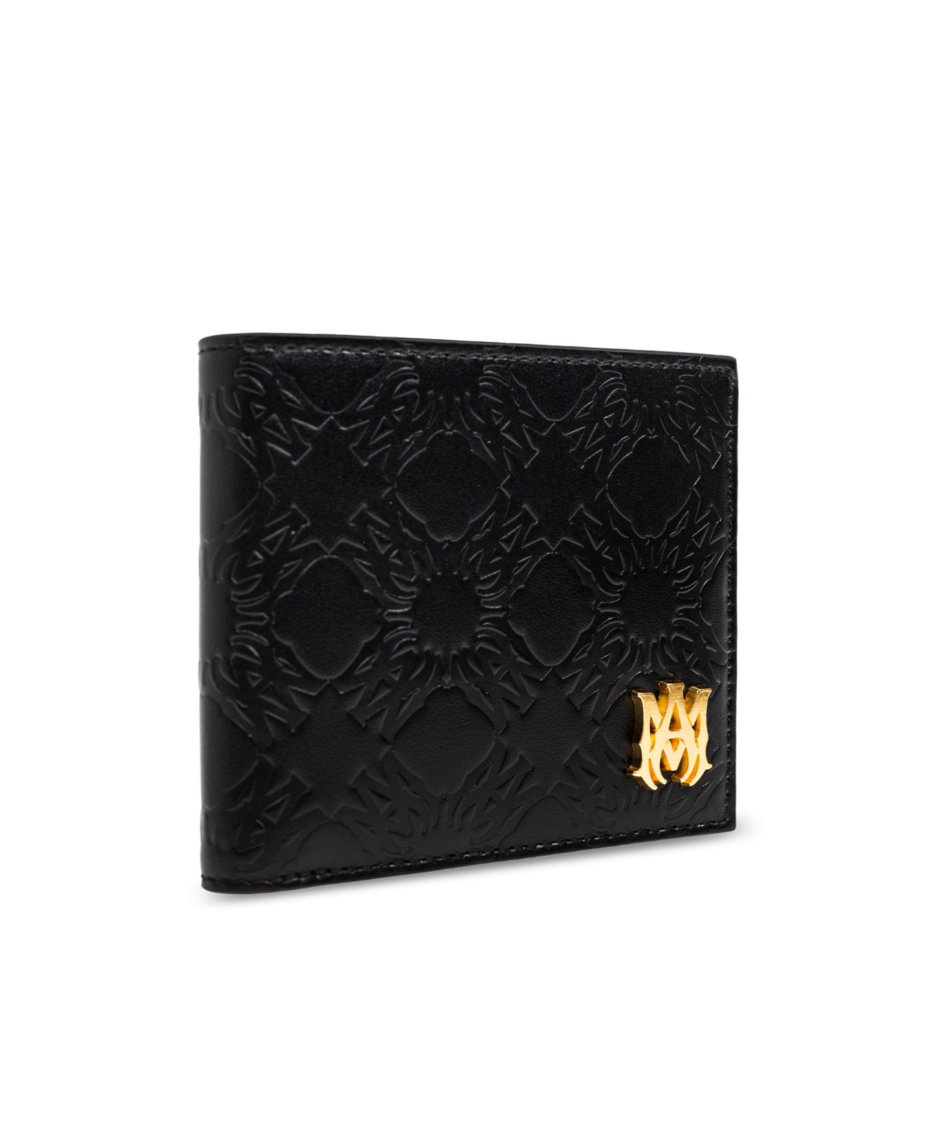 Amiri Ma Quad Leather Bifold Wallet In Black