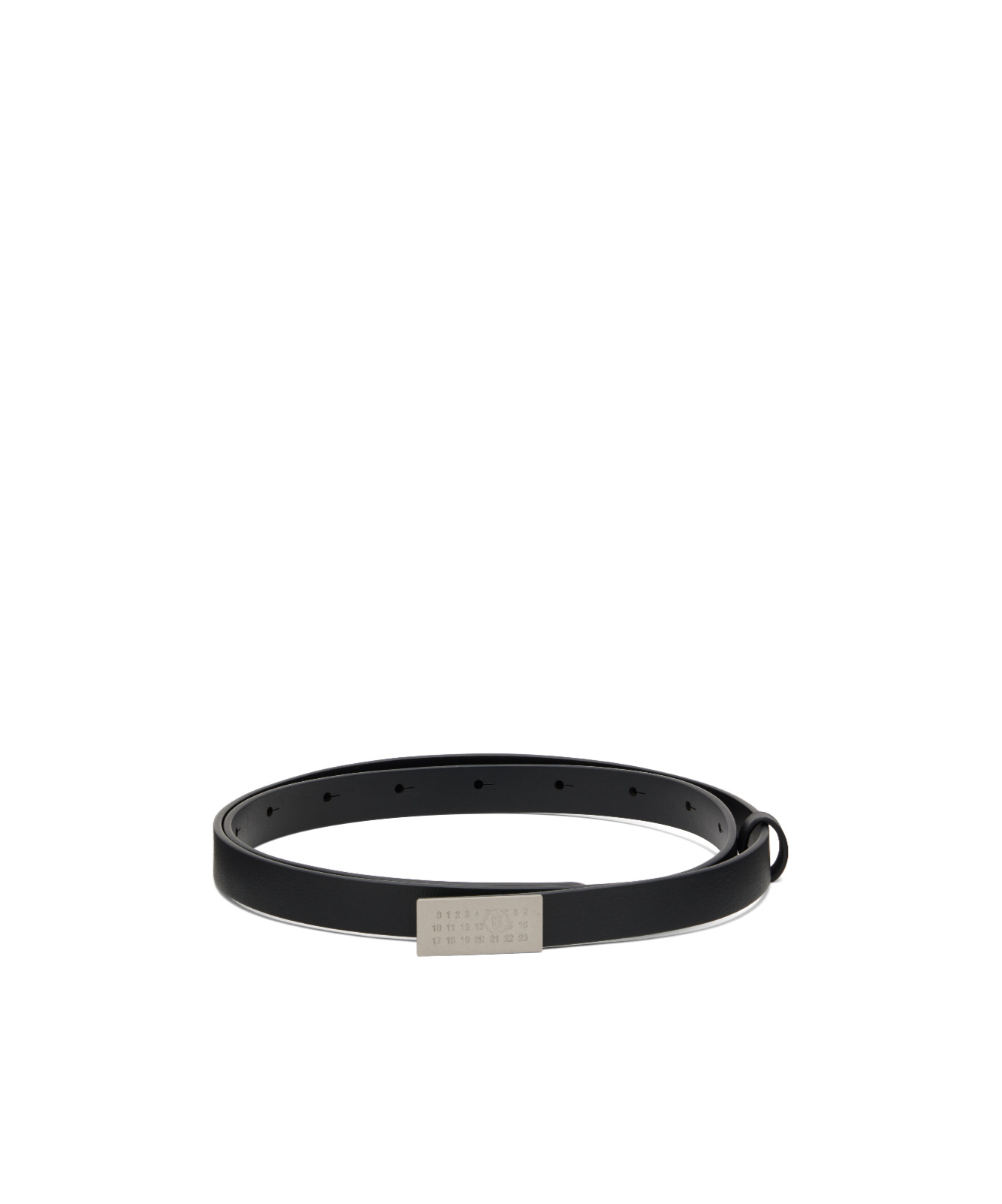 Mm6 Maison Margiela Black Numeric Belt In Black