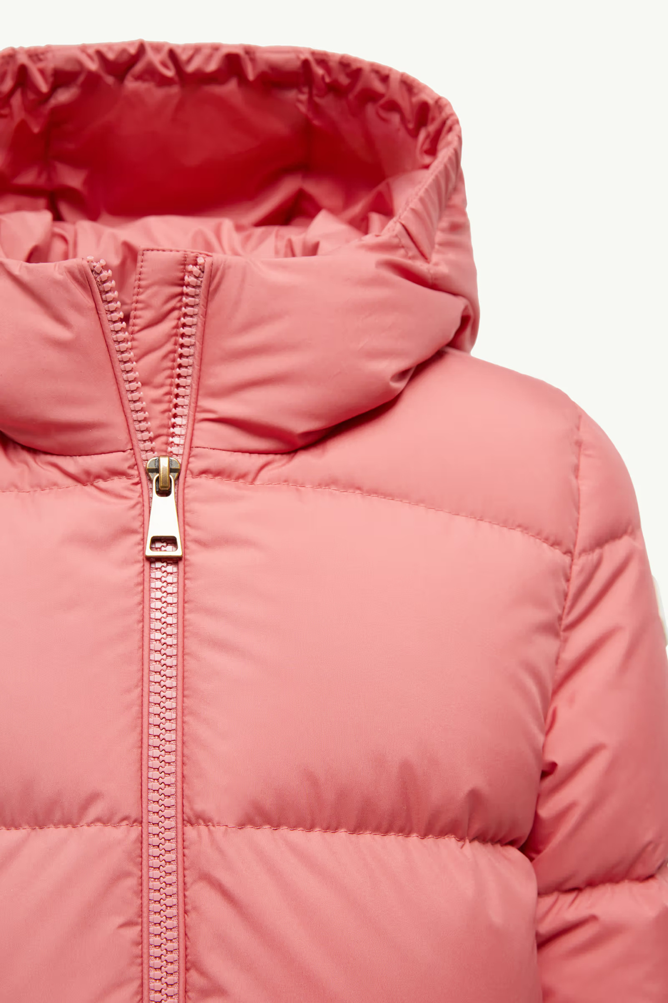 Moncler Cascar Hooded Down Jacket In Pink