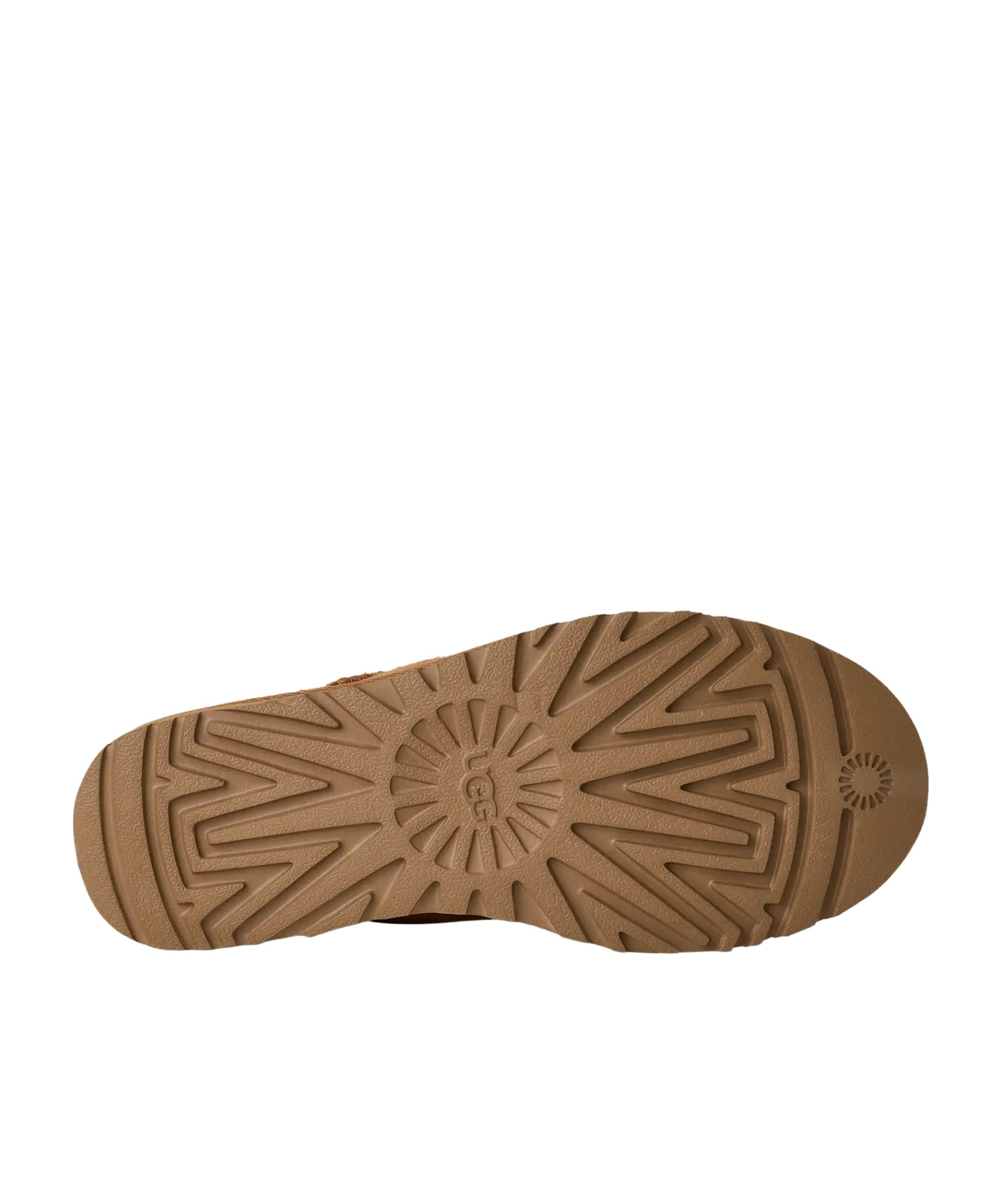 Ugg Ankle Boot With Lace Detail And Rubber Sole In Brown