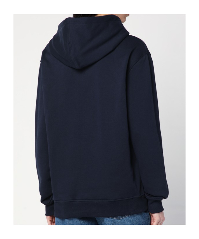 AMI ALEXANDRE MATTIUSSI LONG-SLEEVED HOODED SWEATSHIRT