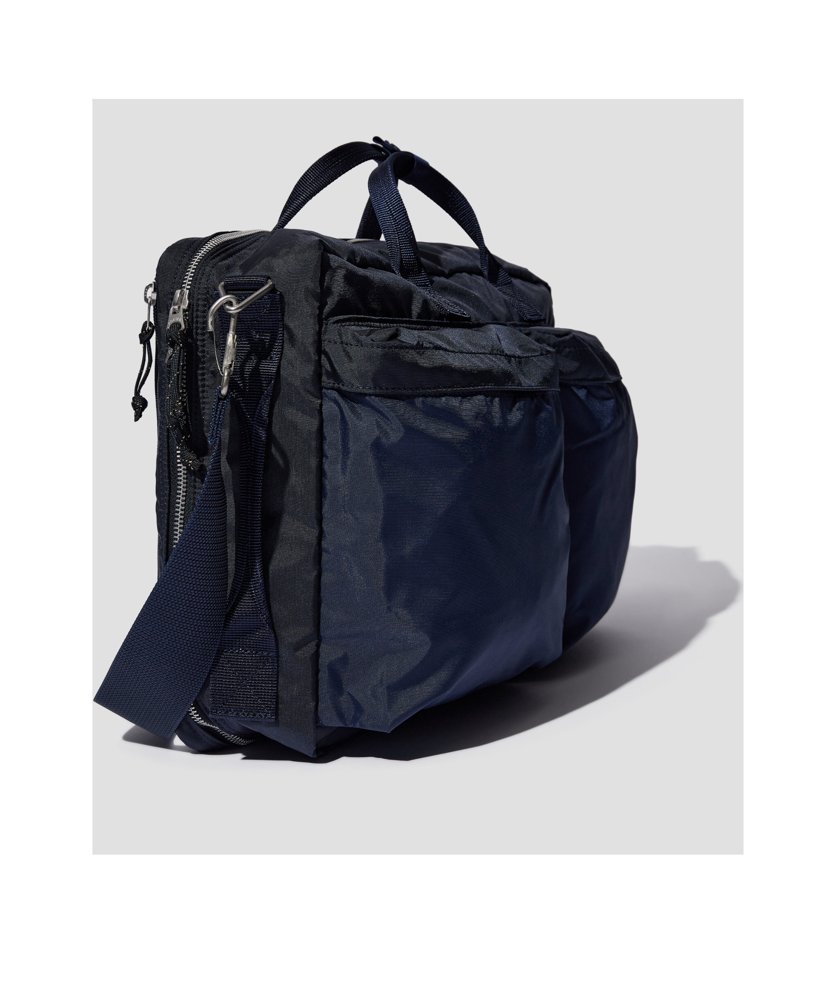 Porter-yoshida & Co Logo Briefcase In Black
