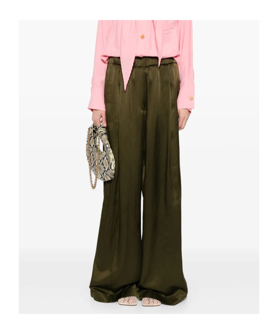 Dries Van Noten 01060-battery Gd 1426 W.w.pants In Khaki