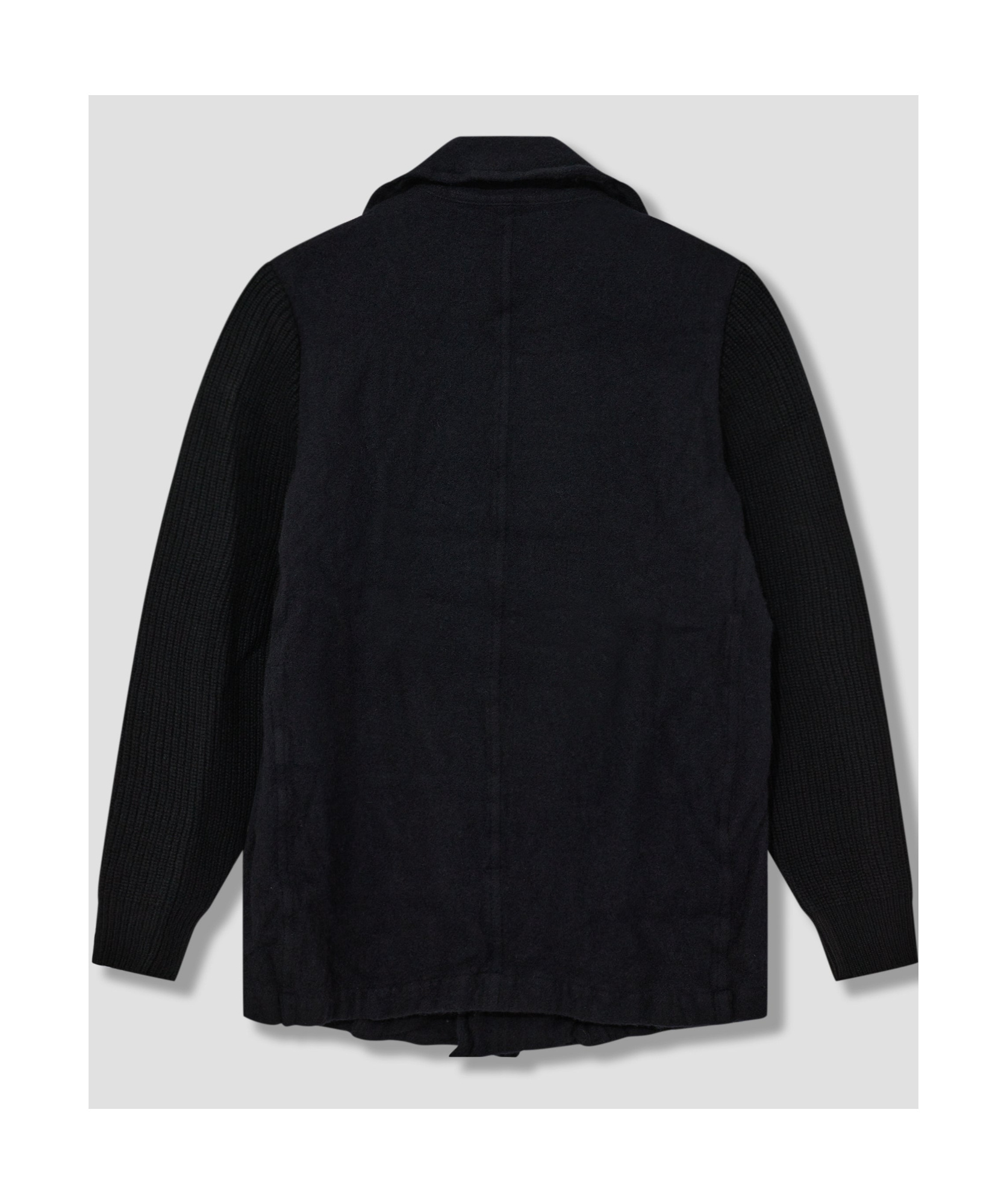 Comme Des Garçons Long-sleeved Casual Jacket In Black