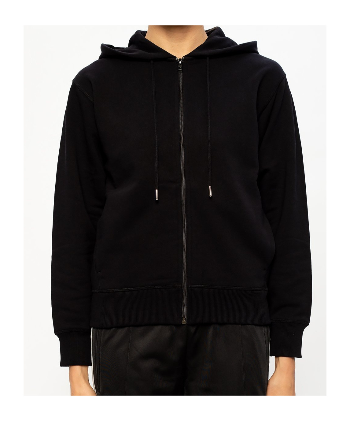 Kenzo Embroidered Tiger Zip-up Hoodie In Black