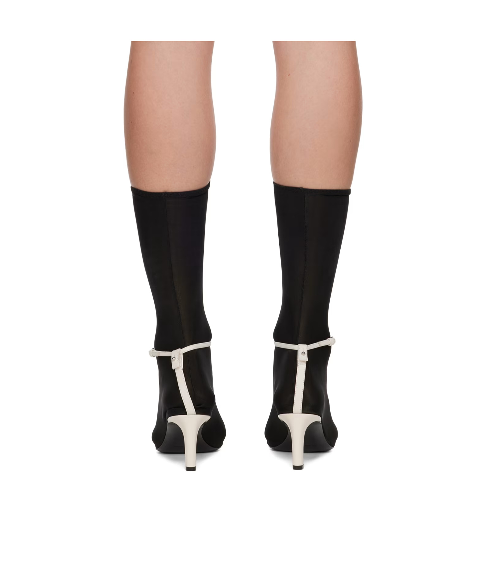 Jil Sander Pointed Short Boots In Black