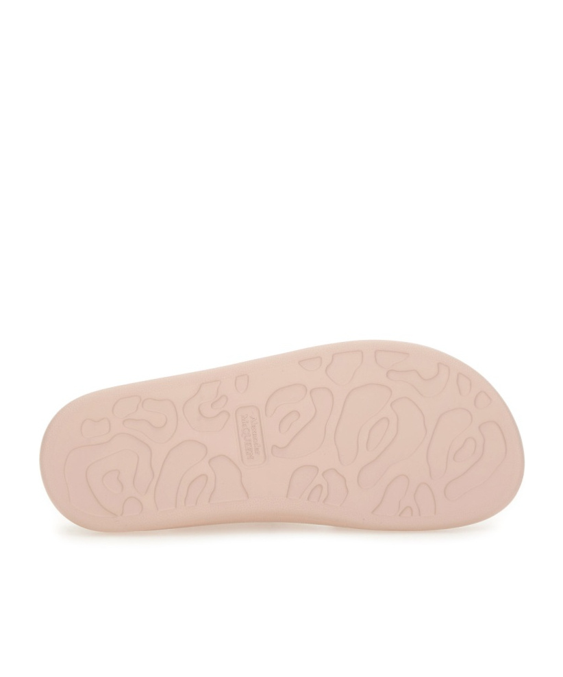 Alexander Mcqueen Oversize Hybrid Sandal In Nude