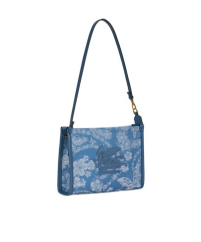 ETRO FLORAL DENIM POUCH