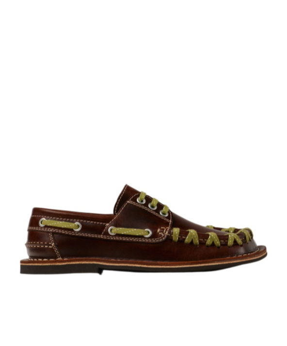 Camper Brown Boat Shoes In Brown