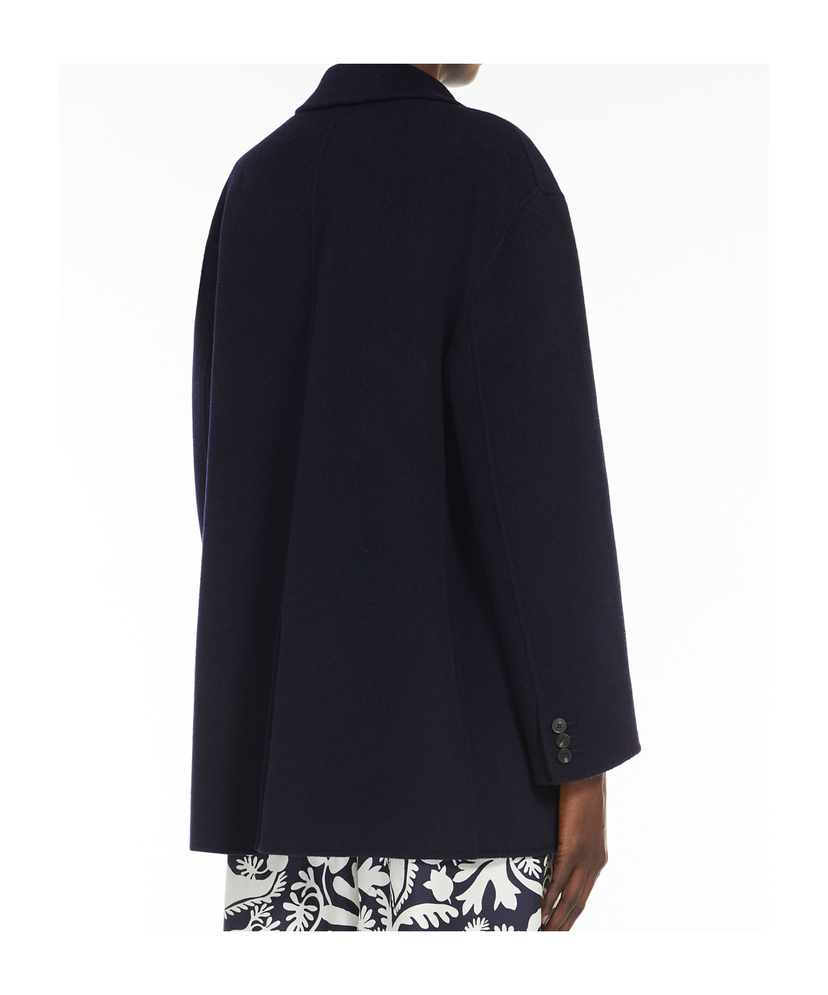 Weekend Max Mara Single-breasted Wool Jacket In Black