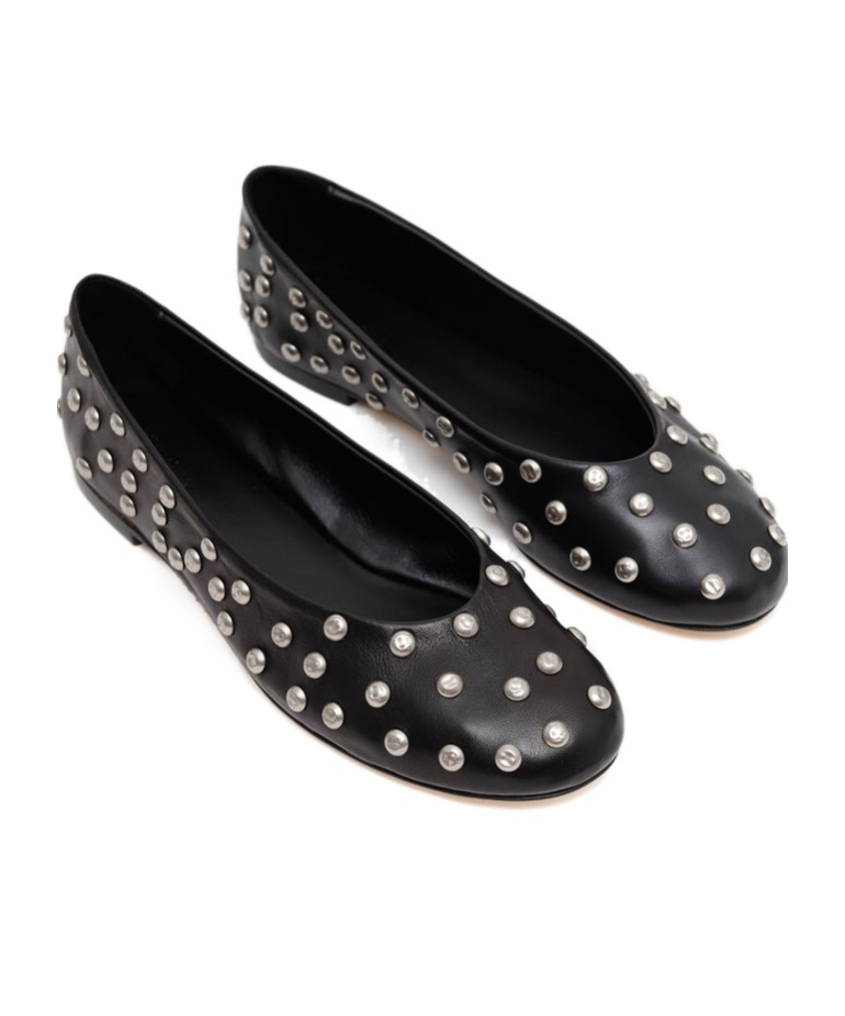 Shop Gimaguas Bailarina Flat Shoe In Black