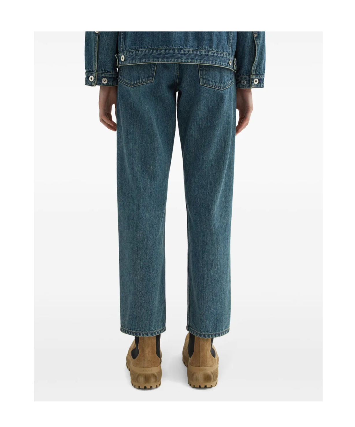 Jil Sander Slim Twist Jeans In Blue