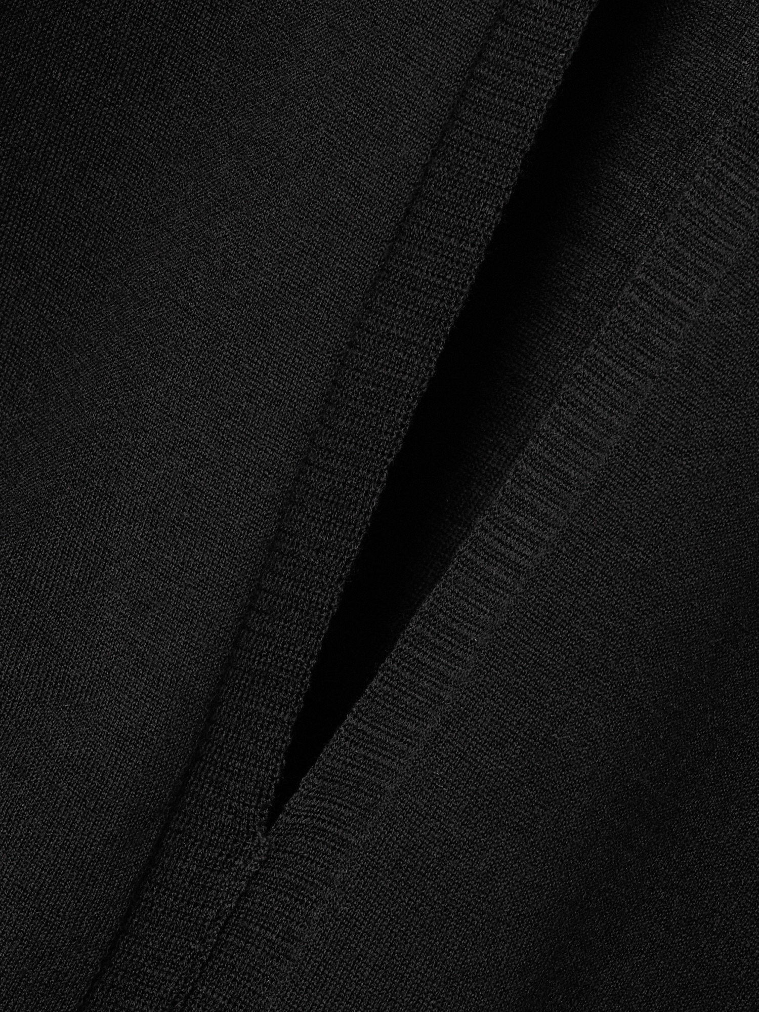 Alaïa High-collar Cut-cut Jumpsuit In Black