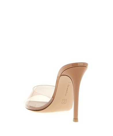 Gianvito Rossi Pointed High-heeled Sandals In Neutral