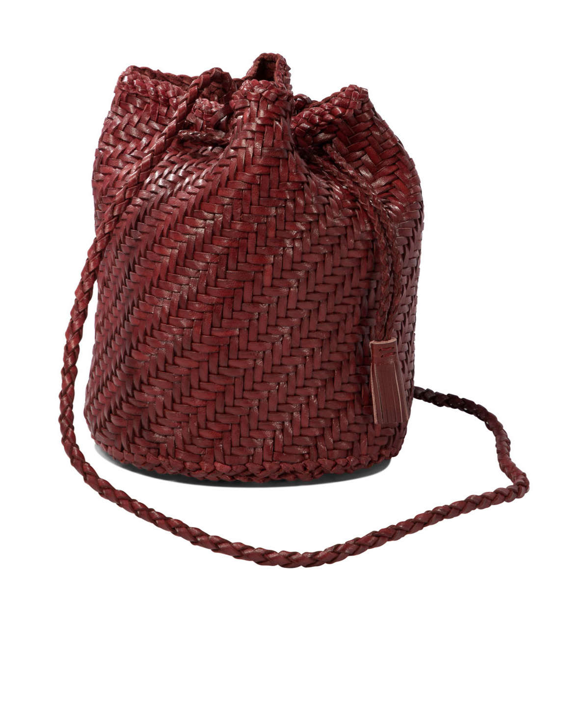 Shop Dragon Diffusion Draw-rope Bucket Bag In Red