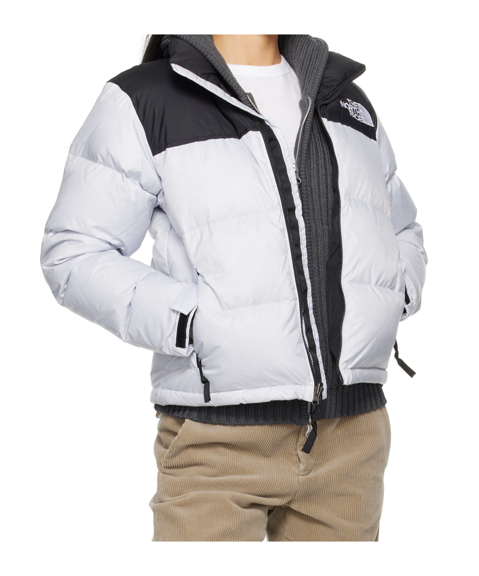 The North Face 1996 Retro Nuptse Down Jacket In Grey