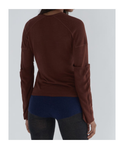 Paloma Wool Long-sleeved Button-down Cardigan In Brown