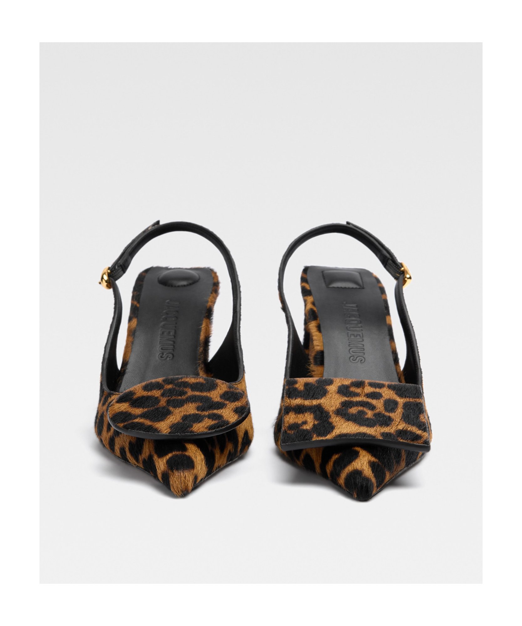 Jacquemus Open-heeled High Heels In Black
