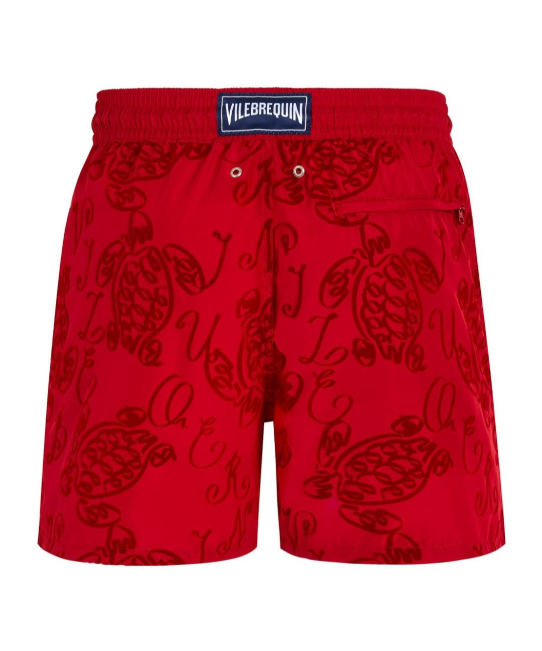 Vilebrequin Graphic-print Swim Shorts In Red