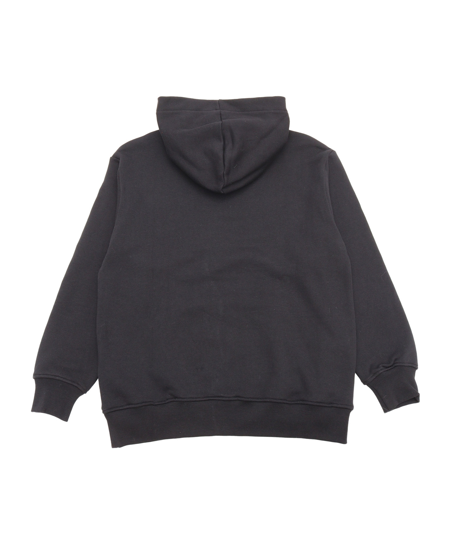 Shop Msgm Hooded Sweater In Black