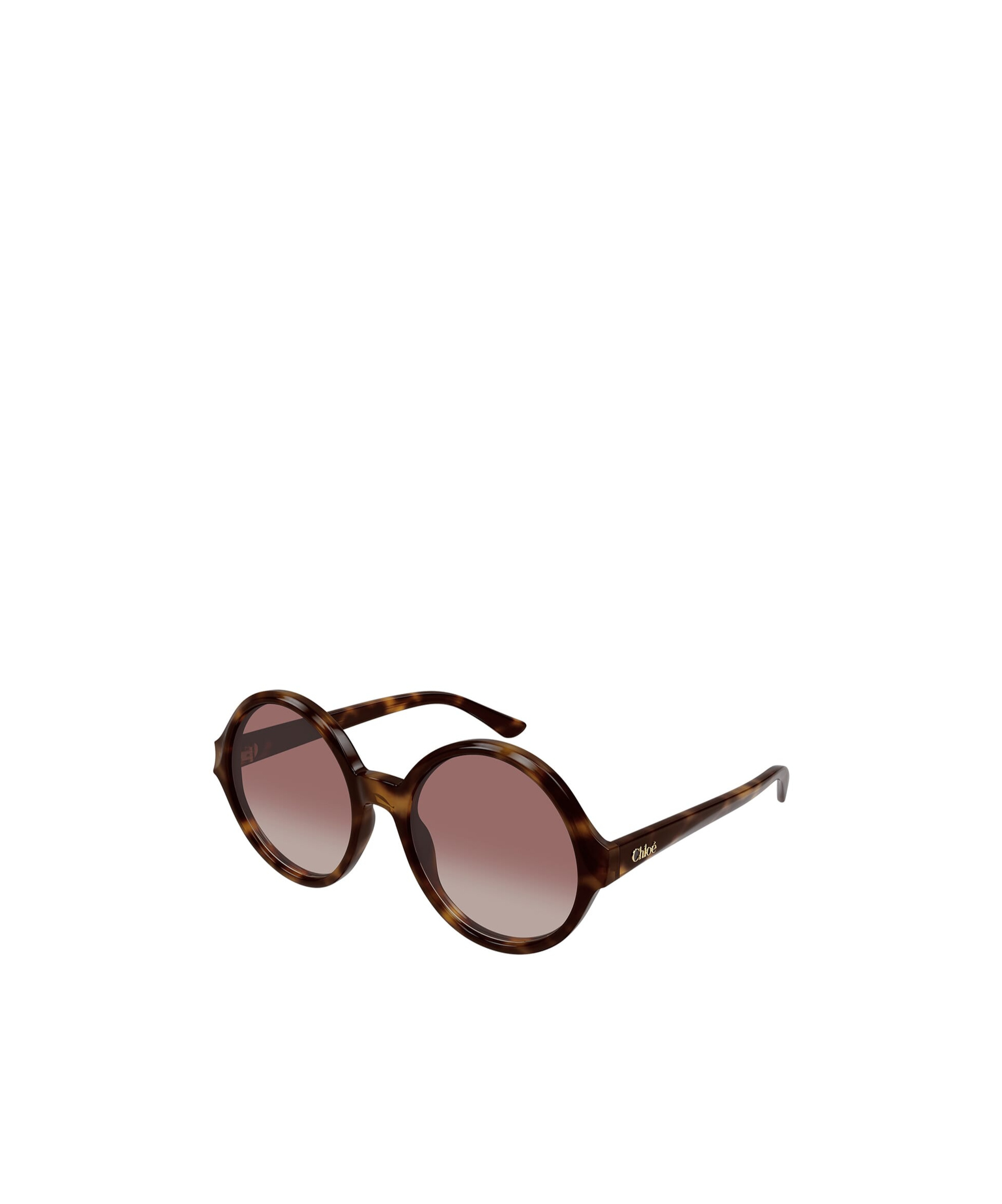 Chloé Round Frame Sunglasses In Brown