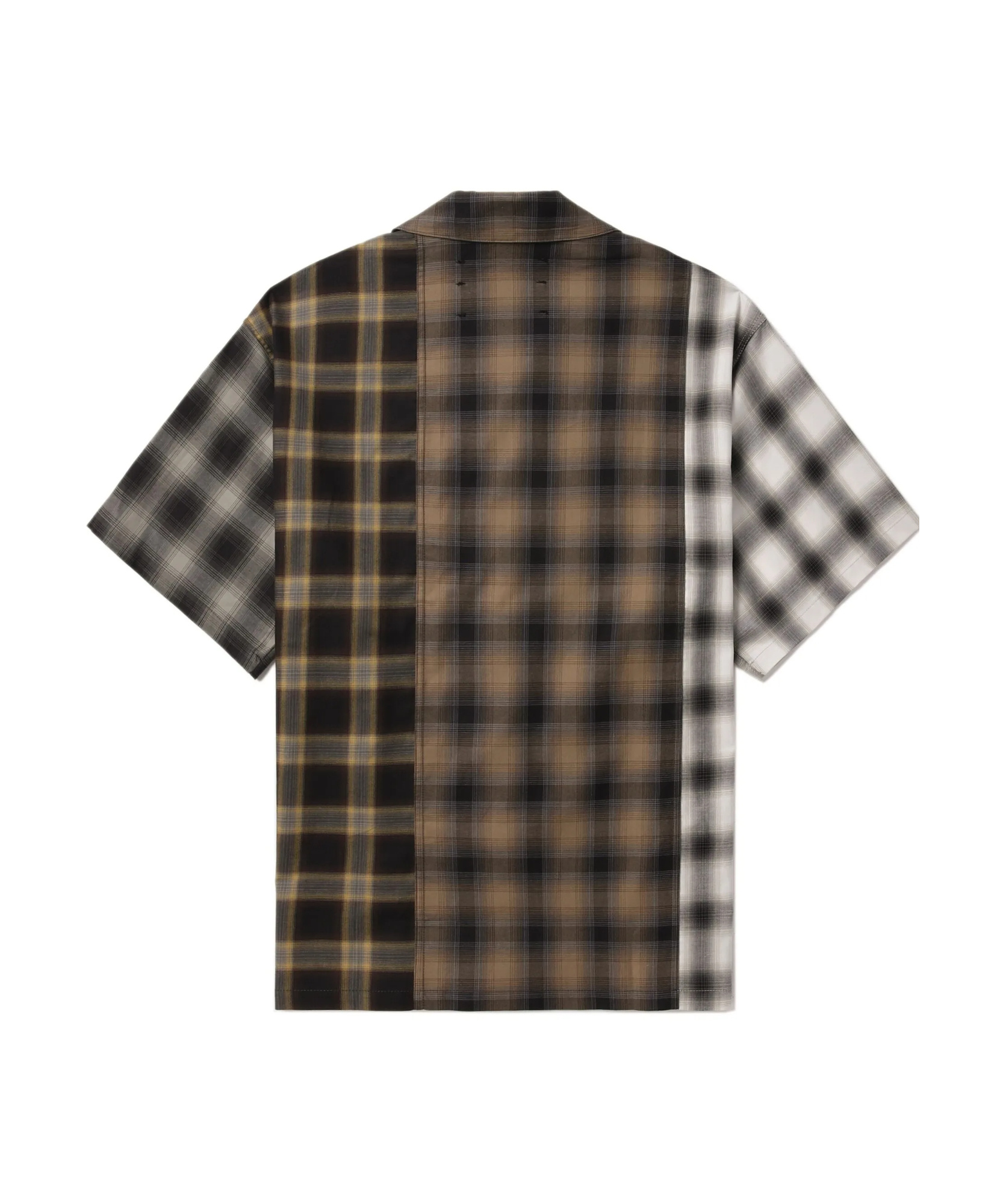 Shop Song For The Mute Checked Shirt In Brown