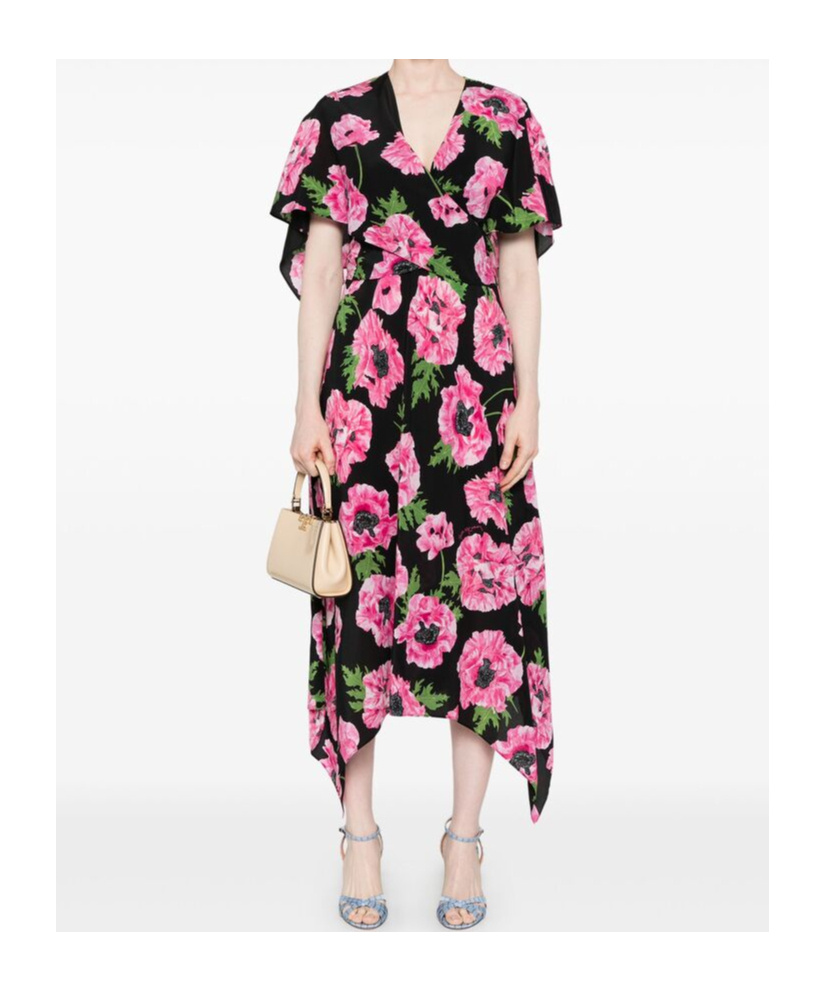 Stella Mccartney Short Sleeve Dress In Black