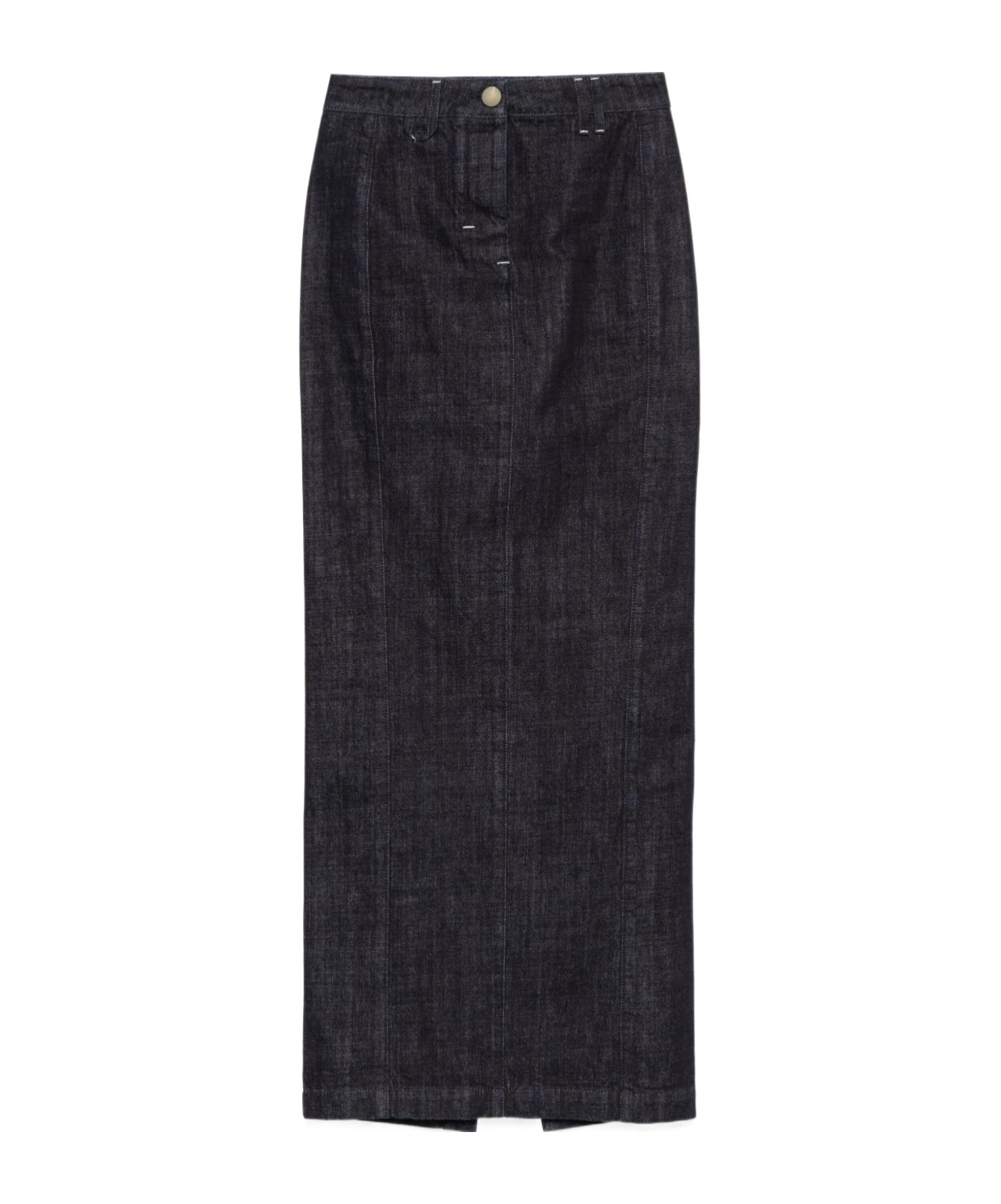 Jacquemus Le Jupe De-nimes Maxi Skirt In Black