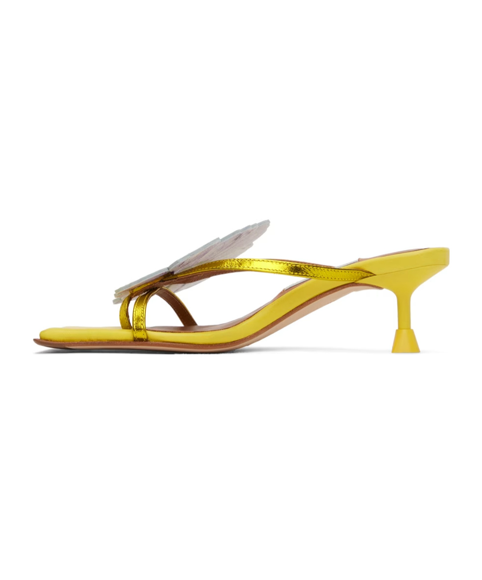 Miista Square-headed High-heeled Sandals In Multicolor