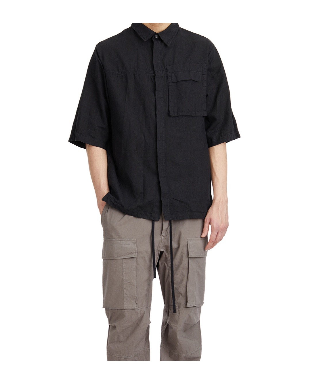 Thom Krom Short-sleeved T-shirt In Black