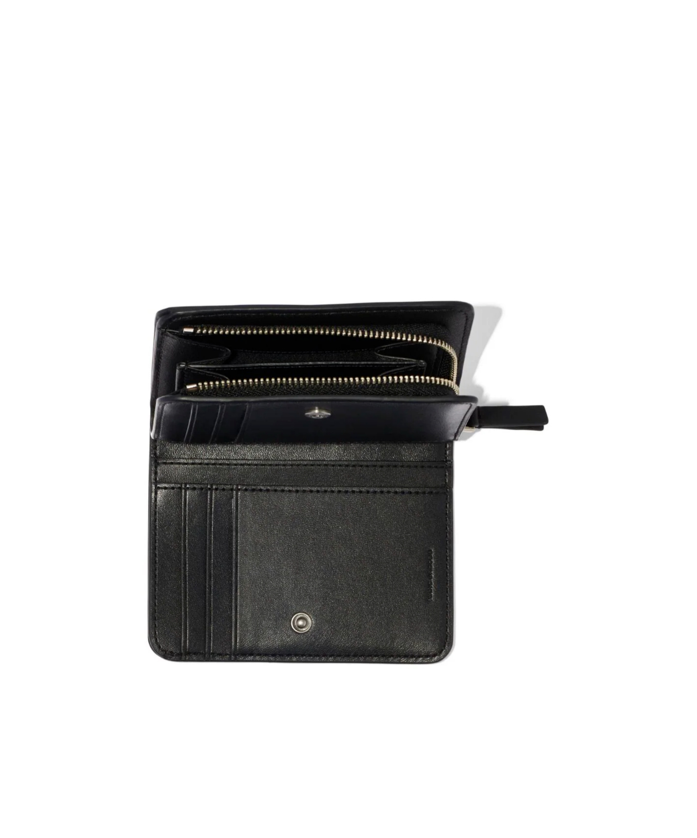Marc Jacobs The Stripe Compact Wallet In White