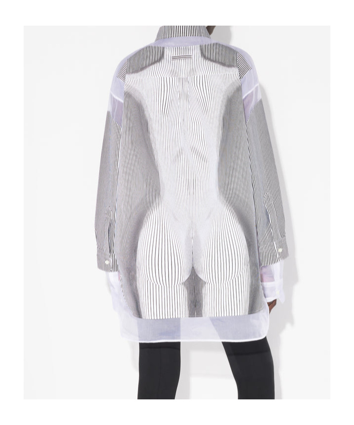 Jean Paul Gaultier Petit Grand Shirt In Gray
