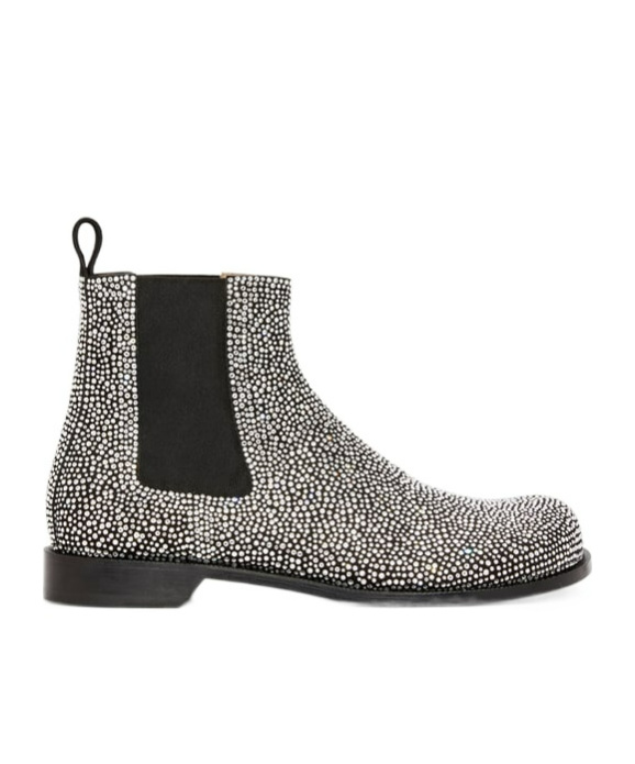 Loewe Campo Chelsea Boots In Black