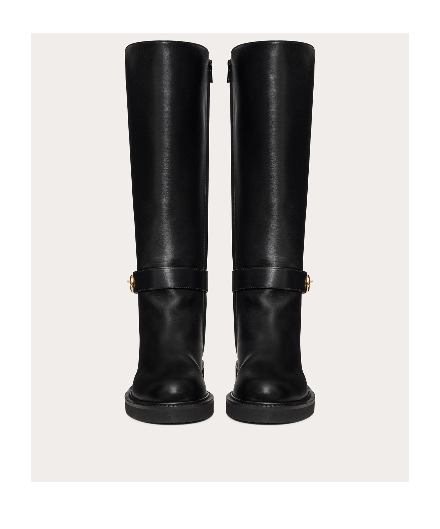 Valentino Garavani Vlogo Locker Boot In Black