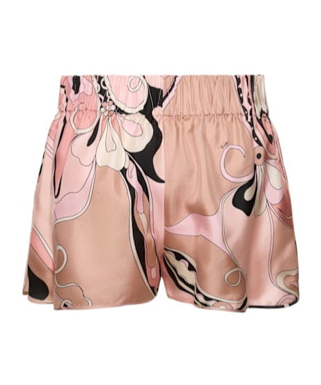 Pucci Printed Chevron Shorts