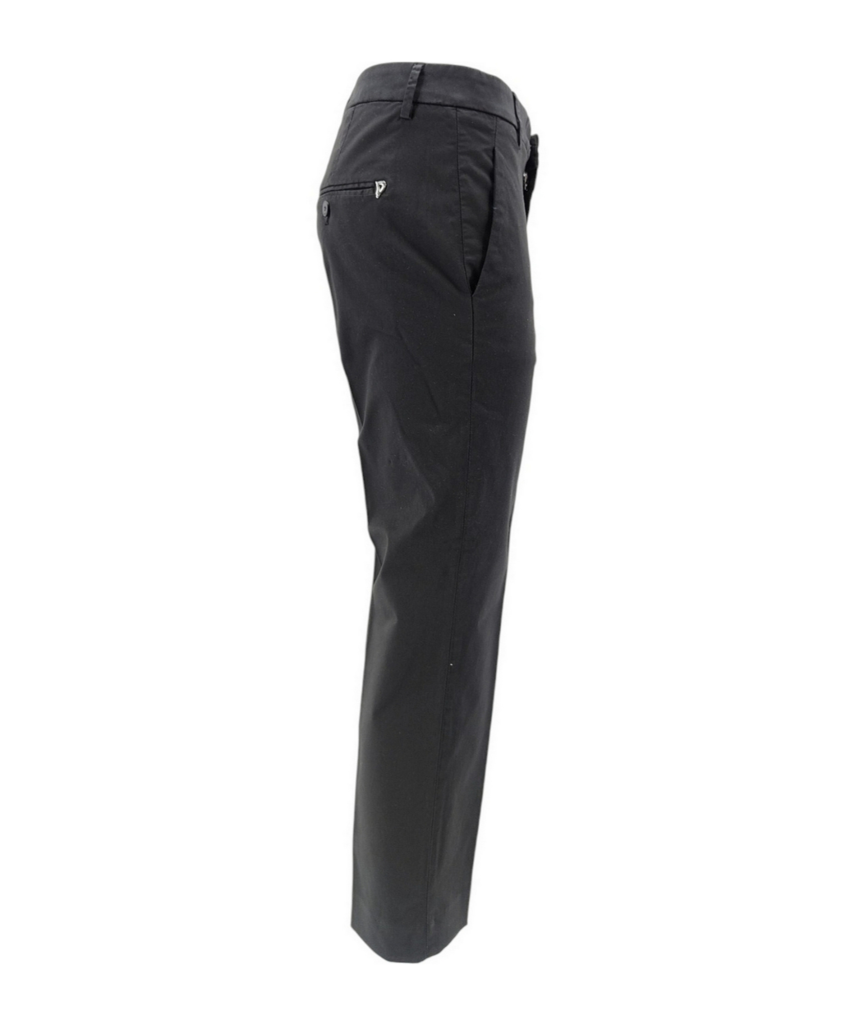 Dondup Belt Loop Casual Pants In Black