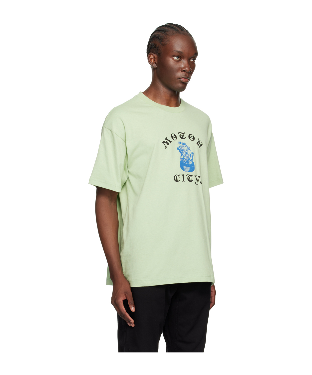 Carhartt Work In Progress Tyre Organic Cotton Graphic T-shirt In Green