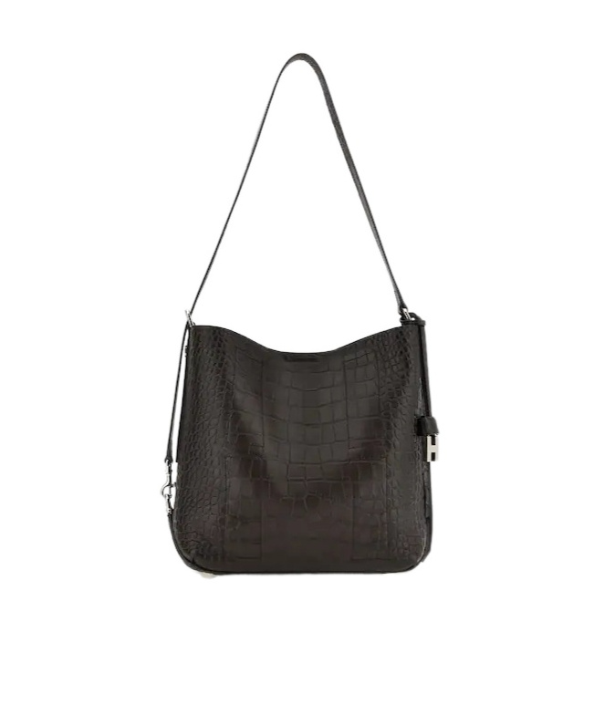 Hogan Hocket Hobo Bag Small In Brown
